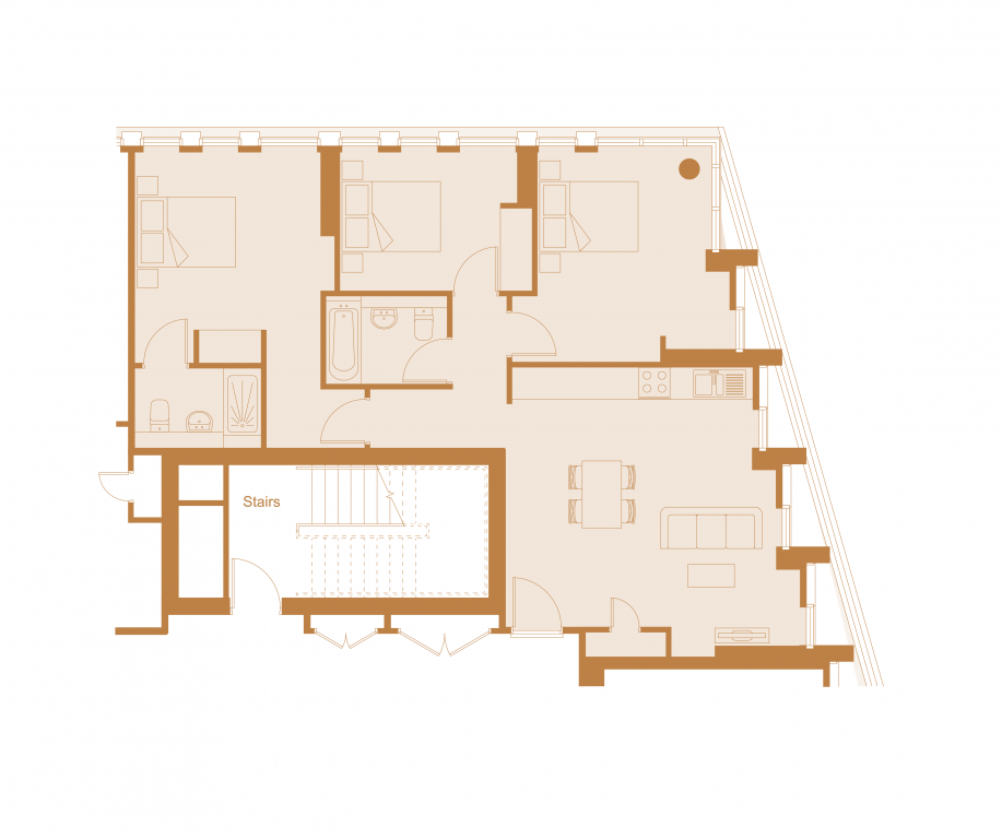 Three Bedroom Apartments to Rent Hadrian's Tower